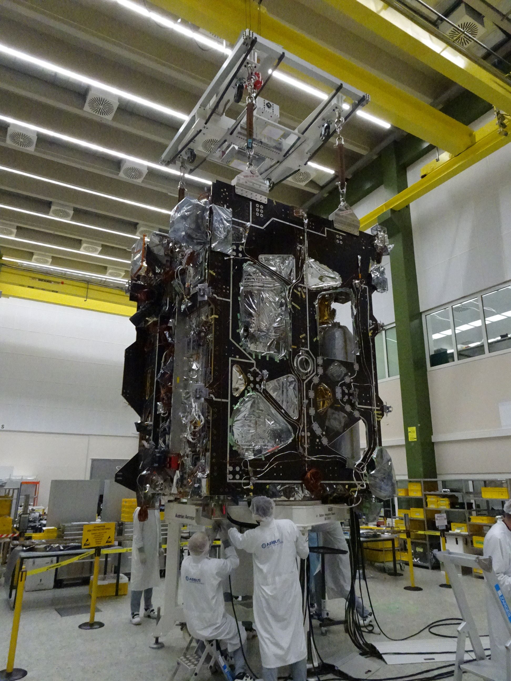 Avancement des activités sur le spacecraft